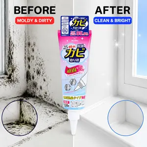 Instant Mold & Mildew Remover Gel | Best for Washer Gasket, Tile Caulk & Window Sill (4.2 oz)