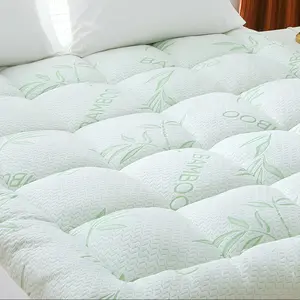 Extra Thick Mattress Topper  Size,  Soft Viscose Derived from , Pillow Top Mattress Pad, Mattress Cover 1000GSM Filling with Deep Pocket for