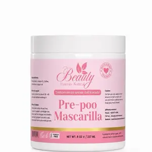 Beauty Essence Natural Pre-poo Mascarilla – Pre-Wash Hair Treatment 8 Oz