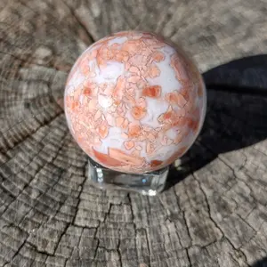 Pink Chalcedony Crystal Sphere