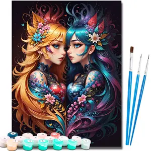 Paint by Numbers Kit for Adults Beginner,Easy Adult Paint by Number Kits on Canvas DIY Painting for Surprise Gift Home Wall Decor 16x20 Inch