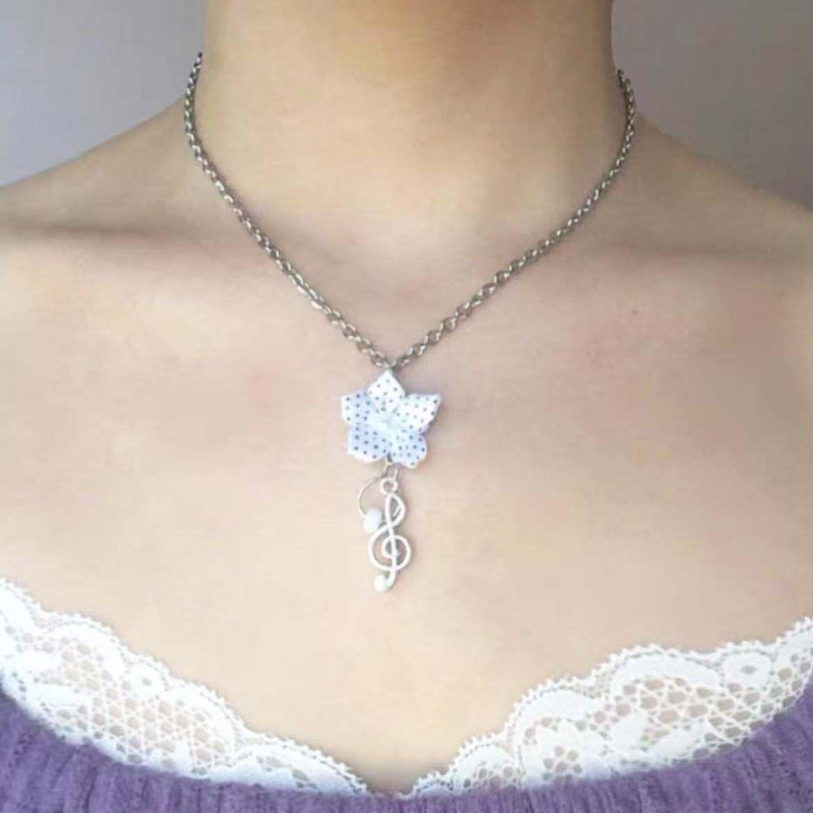 Cute Coquette Vintage Polka Dot Flower Treble Clef Earrings Sweet Aesthetic Daily Jewelry For Girls Perfect For Various Occasions