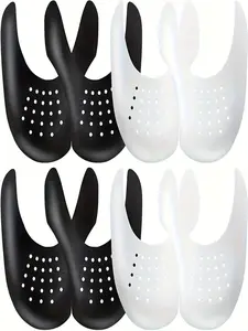 Four-Piece Shoe Wrinkle Protection Set, Anti-Wrinkle Shoe Covers, Prevents Sneaker Creases, Fits Men 7.5-12, Women 5-8.5, Wrinkle Protector