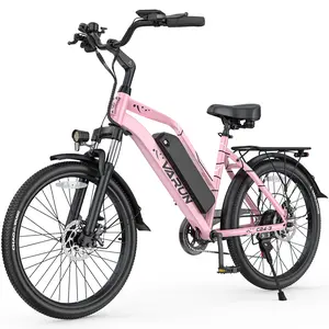 VARUN 24-Inch Electric Bicycle  | Peak Power 750W | Top Speed 20 mph | 48V 7.8Ah Removable Battery | Multifunctional Rack | LED Headlight | 24-Inch Full-Suspension Tires | UL 2849 Certified Electric Bicycle