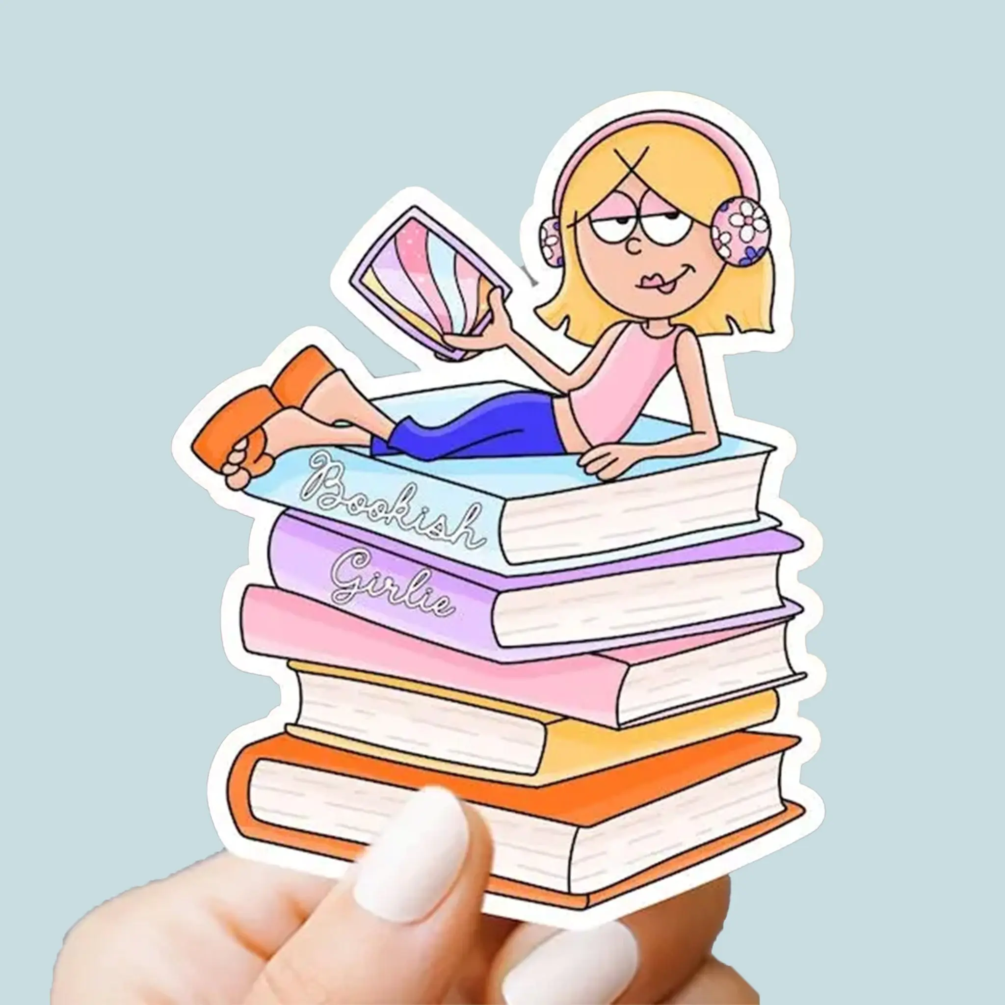 Lizzie Bookish Sticker