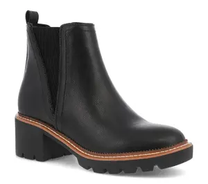 MIA Stacked Heel Chelsea Booties - Paula MIA Stacked Heel Chelsea Booties - Paula