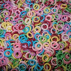 10mm acrylic spacer beads now available for diy pens and jewelry making. mixed colors will be sent. choose your amount. transparent in color mix.