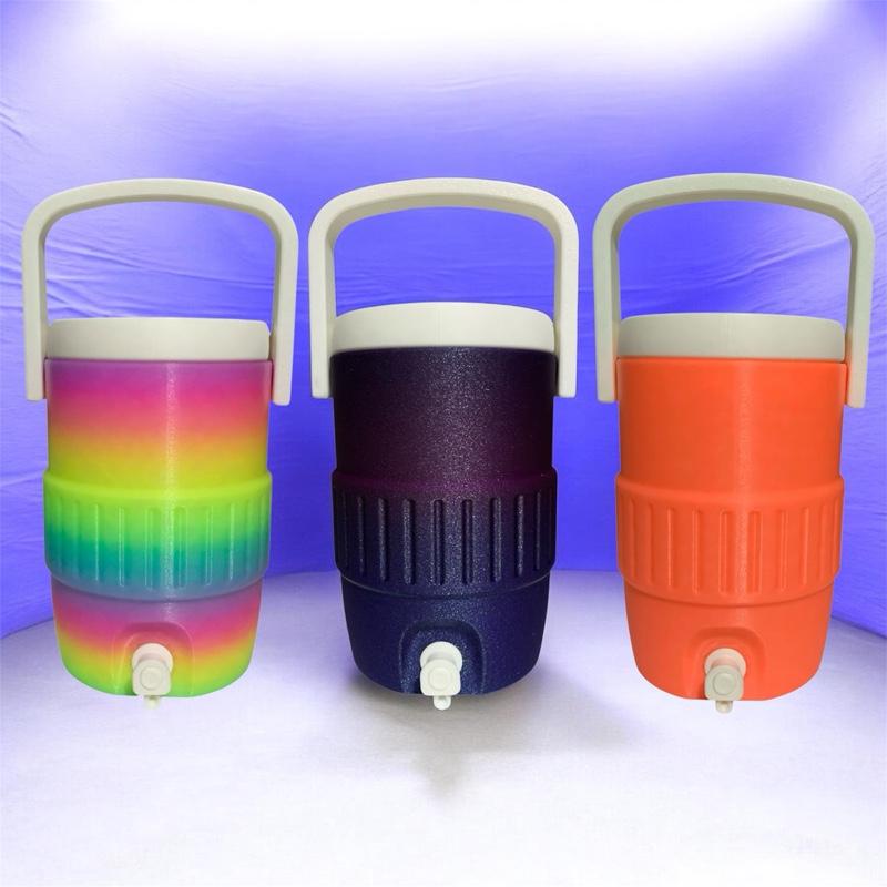 12 oz Can Holder Cooler Style-Hole on top for Straw