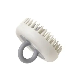 FaSoLa Japanese Silicone Scalp Brush - Detachable, Multifunctional, 2-in-1 Dry-Wet Hair Cleaner & Anti-Itch Massager, Home & Bathroom Beauty & Personal Care Bathing Accessory