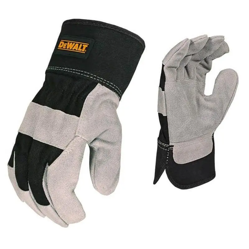 DeWalt DPG41 Premium Split Cowhide Leather Palm Work Gloves, Protective for Power Tools, Grinders (Home Improvement & Work Safety Equipment), Gloves For Work