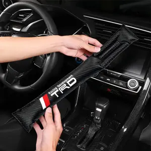 2Pcs Car Seat Gap Filling Plug Cushion Side Seam Leak Proof Strip M pattern ST pattern For Tacoma TRD Pro 4Runner TRD Pro Tundra TRD Pro Camry TRD RAV4 TRD Off-road Edition 86 TRD Sequoia TRD Pro Car Interior Accessory