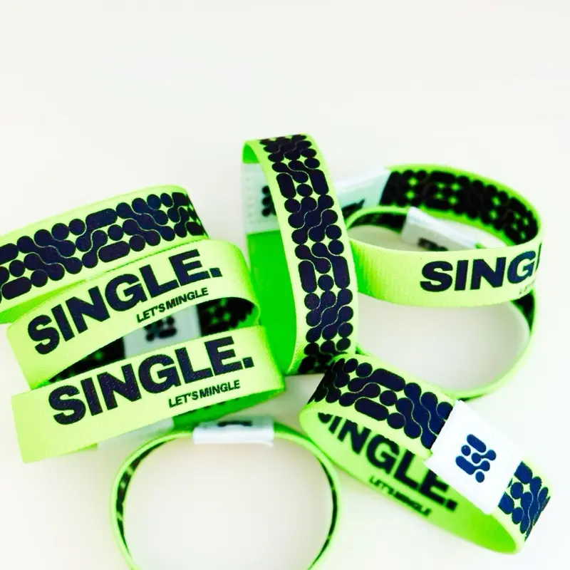 Single Let's Mingle Wristband Single Let's Mingle Wristband