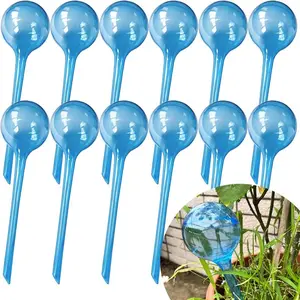 12pcs Plant Watering Globes - Automatic Plant Watering Bulbs, Automatic Watering Stakes for Indoor & Outdoor Potted Plants, Durable Plastic Garden Watering Devices