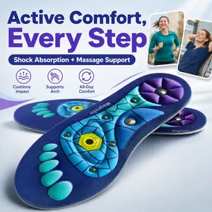 S-Insoles for All Day - Shock Absorbing Insoles for Men & Women, Plantar Fasciitis High Arch Support, 220+ lbs Capacity - Footwear Designer Parent Bedroom Shoe Comfort