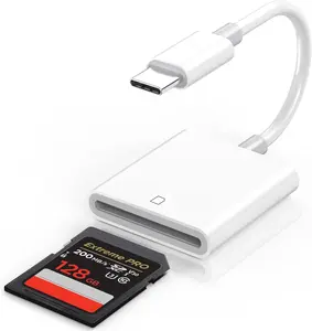 USB C SD Card Reader Type-C to SD Card Camera Reader Adapter for Android and Apple