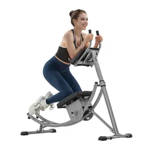 fathersdaygift VEVOR AB Workout Machine, Ab Workout Equipment at Home Gym, Core Abdominal Trainers for Women, 440 lbs Weight Capacity Strength Training Ab Cruncher, Foldable Adjustable Fitness Exerciser