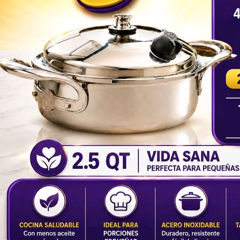 cacerola de 2.5 qts para cocinar Food cacerola de 2.5 qts para cocinar Food