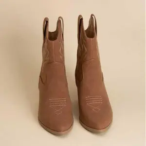 Blazing Western Pointed Toe Booties Footwear Girl Women Shoe