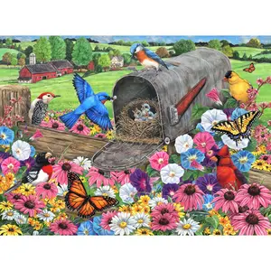 Home Sweet Home Bluebirds Diamond Painting Kit