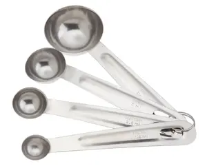 Good Cook Classic Set of 4 Stainless Steel Measuring Spoons (19875)