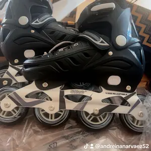 Nattork Youth & Young Adult Adjustable Inline Skates, 4 Size Expandable 84-90MM Large PU Wheels, Breathable Vent Shell, Casual Fitness Blades for Teens & Young Adults, Indoor Outdoor Sport