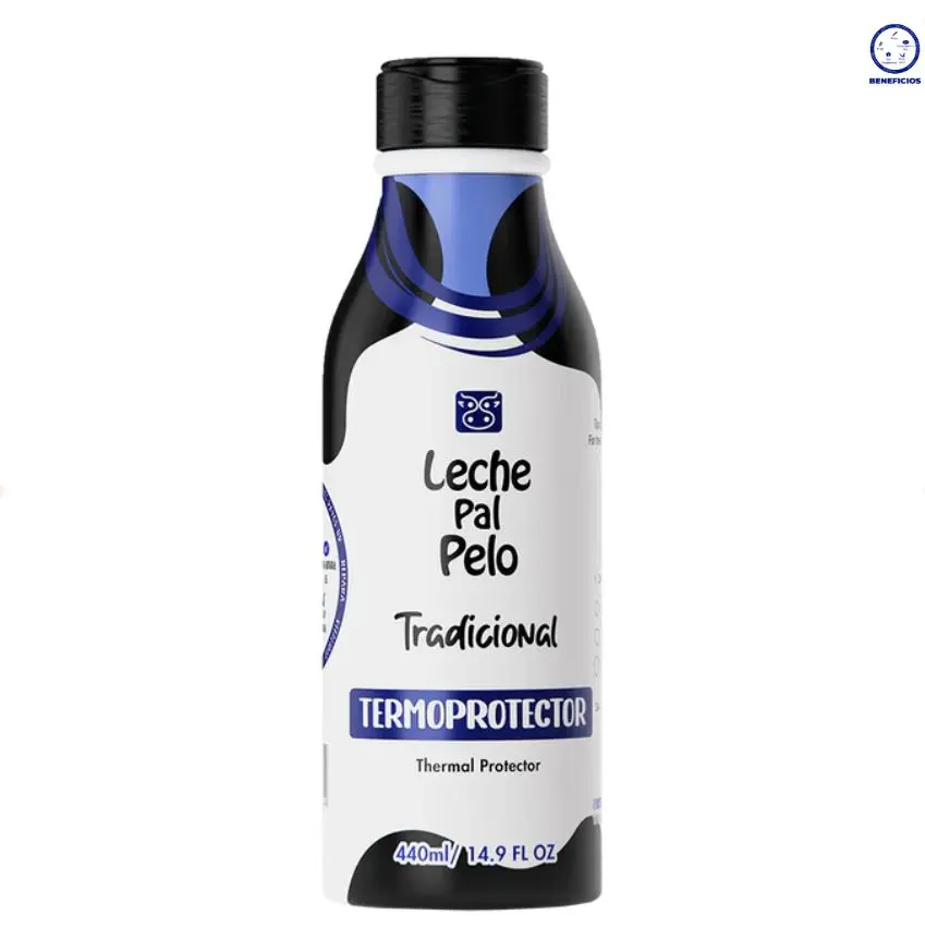 Leche Pal Pal Pelo Termoprotector Tradicional 440ml - Aloe Vera Extract with 400ml Bottle
