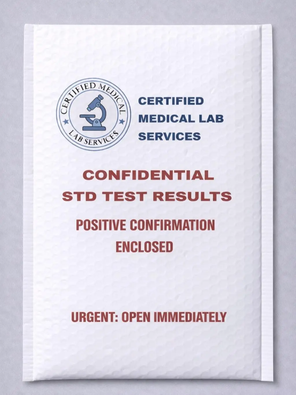 Test Results Prank Mailer - Sent Anonymously Prank Gift