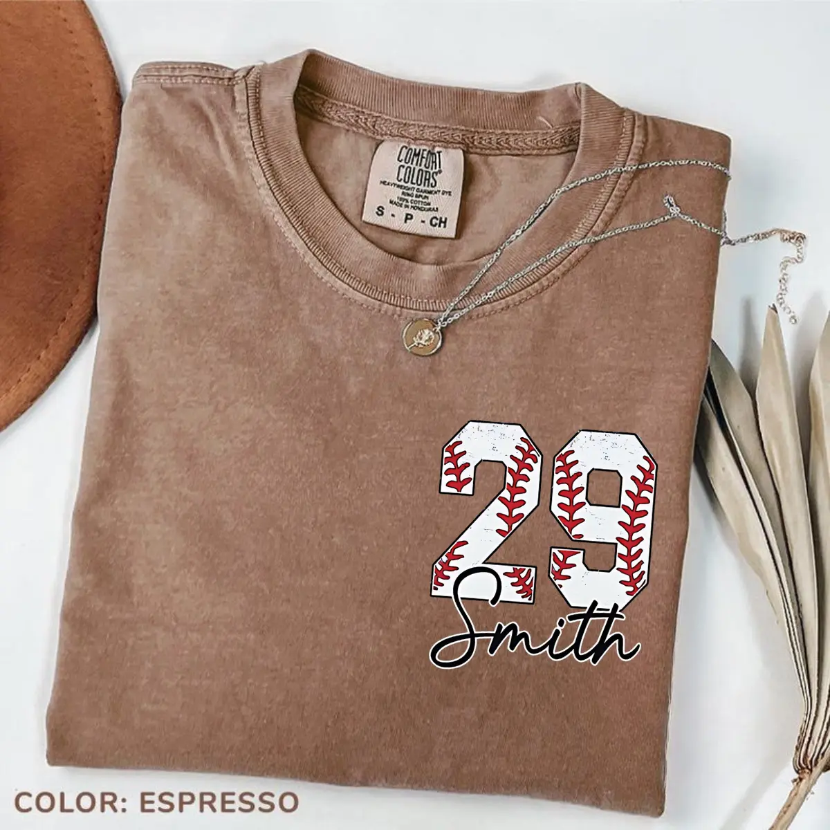 Comfort Colors Custom Baseball Pocket Shirt, Baseball T-shirt, Personalized Baseball Number Shirt, Baseball Gift, Baseball Fan Tee, Sports Mom tee