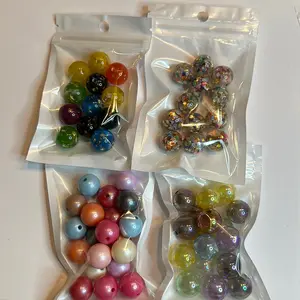 Acrylic Crafting Beads - Bag of Assorted Colors and Shapes for Unique Projects