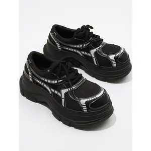 Couple Thick Sole Derby Shoes, Retro Grandpa Shoe Style, Commute Work/date Shopping, Unisex Versatile Sneakers, Sports Shoes