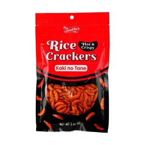 SHIRAKIKU Japanese Kaki No Tane Spicy Rice Crackers 85g - Perfect Snack for Drinks