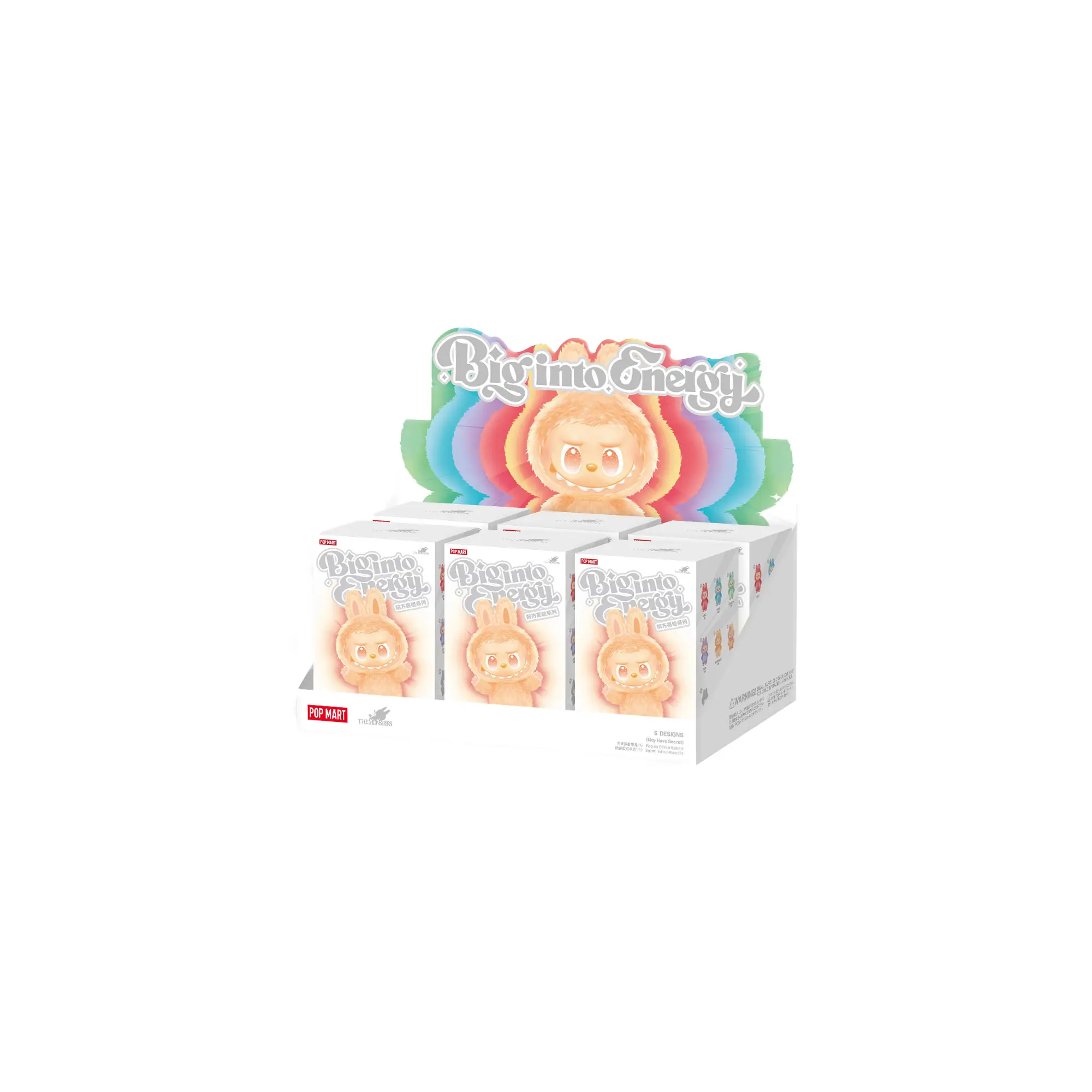 Labubu The Monsters Big into Energy Series "Vinyl Plush Sealed Case (6 Blind Boxes)" LAB04