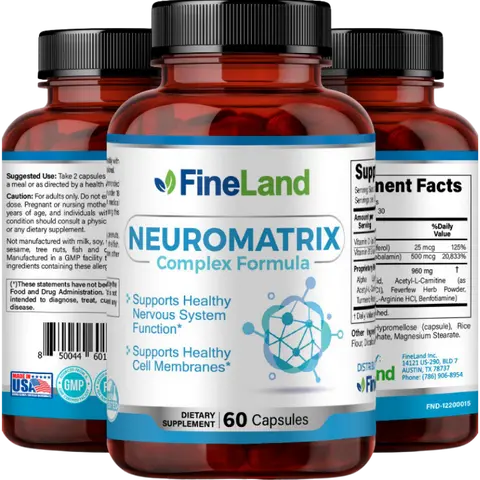 FineLand NEUROMATRIX Supports Healthy Nervous System Functions, Supports Healthy Cell Membranes Healthcare Vitamin