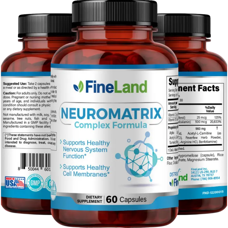 FineLand NEUROMATRIX Supports Healthy Nervous System Functions, Supports Healthy Cell Membranes Healthcare Vitamin