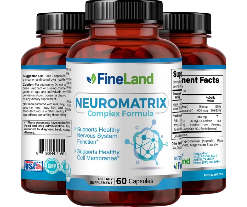 FineLand NEUROMATRIX Supports Healthy Nervous System Functions, Supports Healthy Cell Membranes Healthcare Vitamin