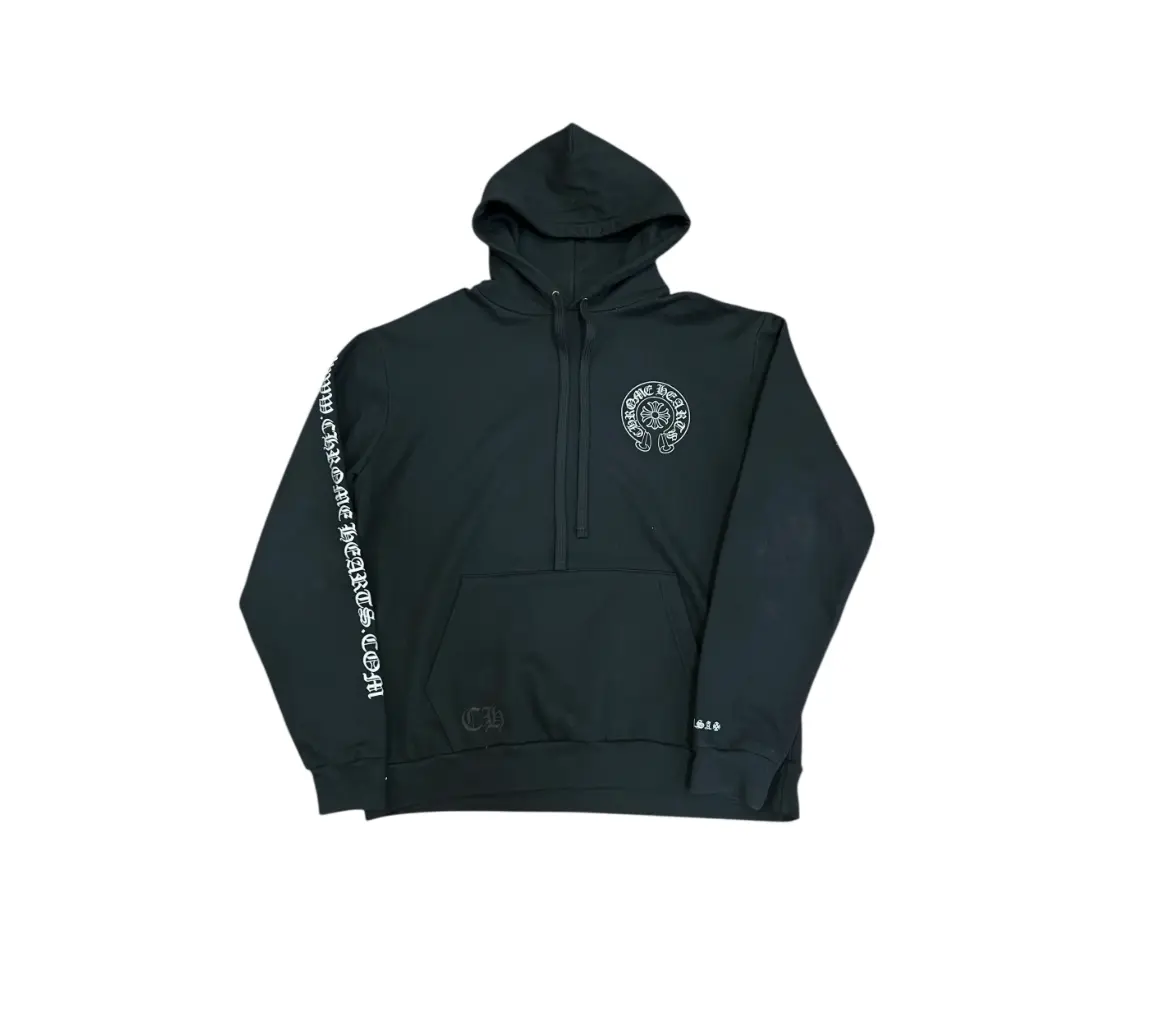 Chrome Hearts Glitter Horseshoe Hoodie