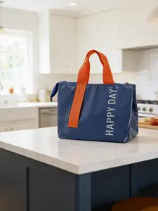 Large Capacity Insulated Portable Lunch Bag for Office Employees, Thick Aluminum Foil Food-Proof, Outdoor Camping, School Return
