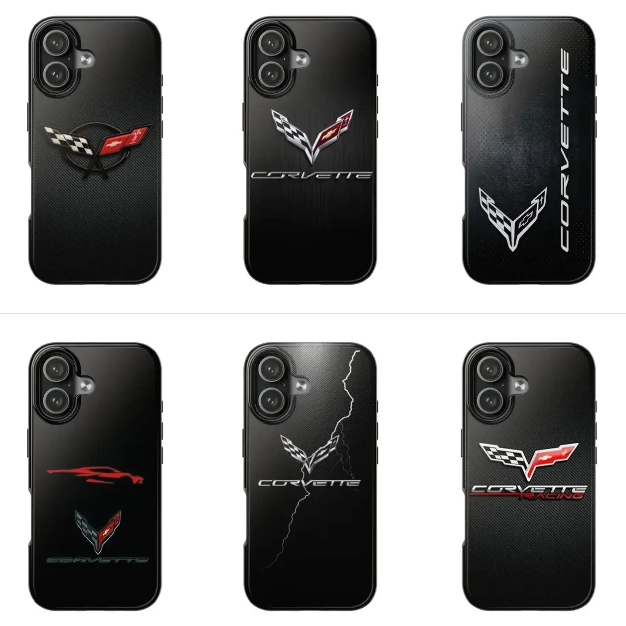 Corvette Phone Case Compatible with iPhone 7, 8, X, 11, 12, 13, 14, 15, 16 17 & Samsung Galaxy S21, S22, S23 & S24 S25 S26 series