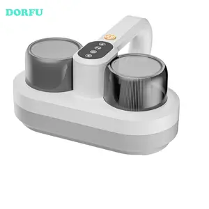 DORFU 5-in-1 Cordless Mattress Vacuum Cleaner with UV-C Light & Ultrasonic Technology. Features 16Kpa Strong Suction & Low Noise. Perfect for Eliminating Dust, Pet Hair, Allergens, and More!