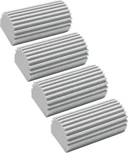 4 Pack Damp Clean Duster Sponge – Reusable Dust Cleaning Sponge for Blinds, Vents, Windows, Mirrors & Baseboards, Multi-Surface Household Cleaning Tool