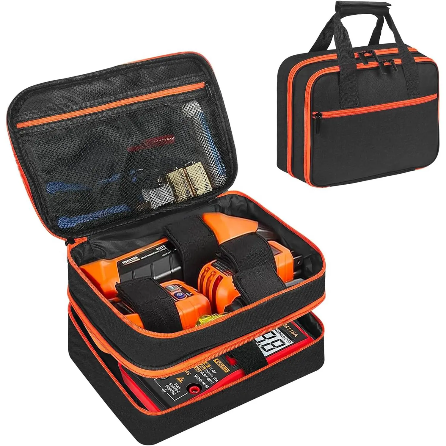 Multi-functional Voltage Tester Storage Bag, Portable Storage Bag, Circuit Tester Storage Box, Home Organizer for Home Office, Tool Pouch