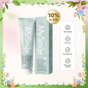 MySmile Sensitive Toothpaste with Nano Hydroxyapatite Toothpaste Reduces Sensitivity, Hydroxyapatite toothpaste whitening, Fluoride Free Whitening Toothpaste for Sensitive Teeth, Misty Mint, TikTok Exclusive, 4.2 oz