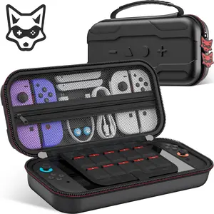 Switch 2 Case Compatible with Nintendo Switch 2 (2025)/Switch/OLED Console, Portable Hard Shell Switch Carry Case Zipper Travel (Only Case,not including other  Protective for Accessories and Games (Only Case,not including other Accessories)