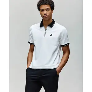 MENS DANE ZIP PIQUE POLO - MT0100103