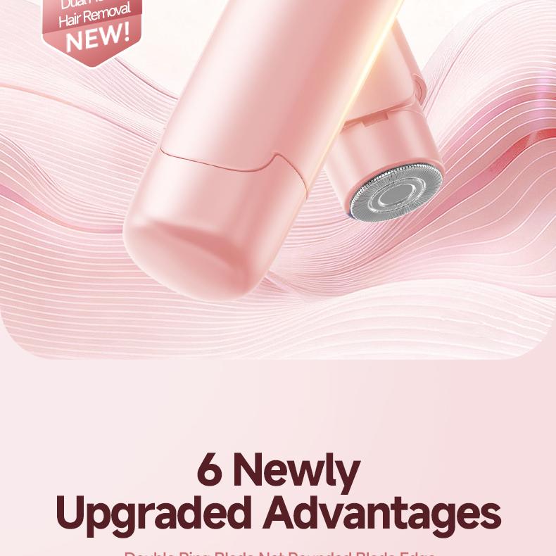 OES Electric Hair Remover Painless Epilator for Women, Portable Facial & Body Shaver for Lip, Chin, Arms & Legs, USB Rechargeable Shaver for Home & Travel OES Electric Hair Remover Painless Epilator for Women, Portable Facial & Body Shaver for Lip, Chin, Arms & Legs, USB Rechargeable Shaver for Home & Travel