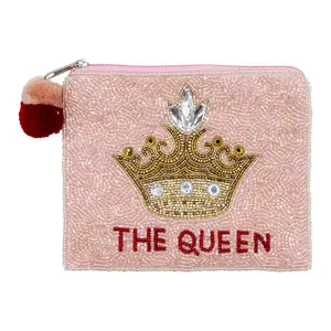 "The Queen" Handbeaded Coin Pouch