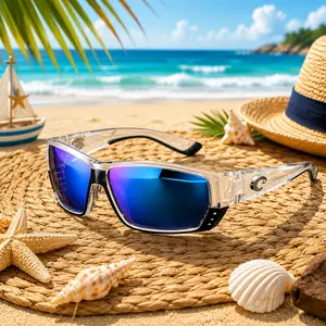 Costa Del Mar Men’s Outdoor Fishing Sunglasses Polarized Blue Reflective Lens