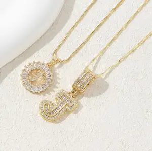 2-Piece 14K Gold-Plated Letter  Set, Ultimate Fashion Accessories for Girls  FashionableModische Halskette   rope jewellery custom money necklace pendant initial micro chunky chain vervain long bead buckle belt cuban link chain gold wooden engraved cross