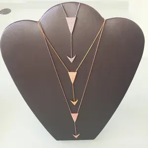 Double Arrow Lariat Necklace