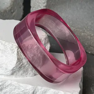 All For You Clear Bangle 8"